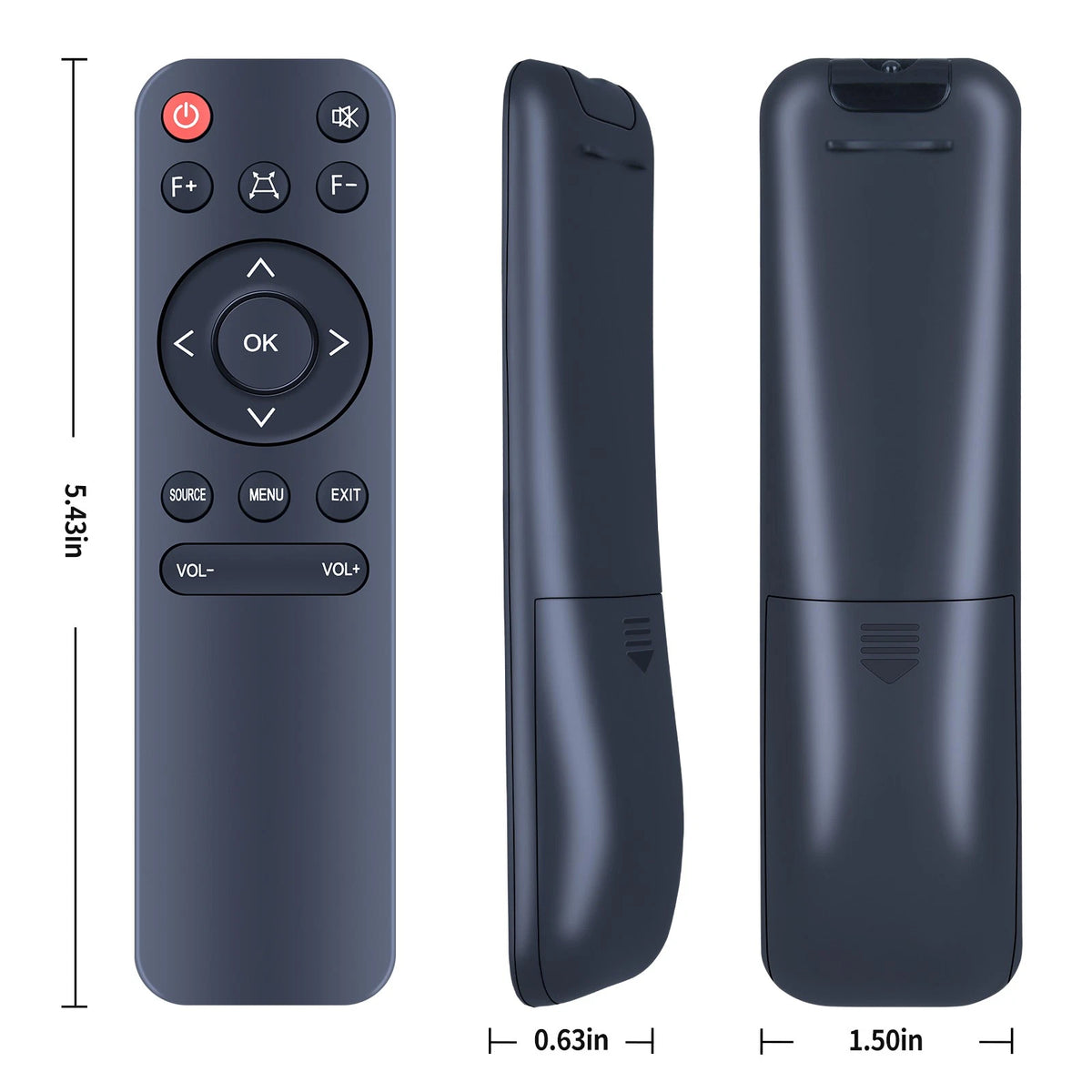 Replacement Remote Control For Goiaey GO1 GO 1 4K FHD WiFi Bluetooth Projector