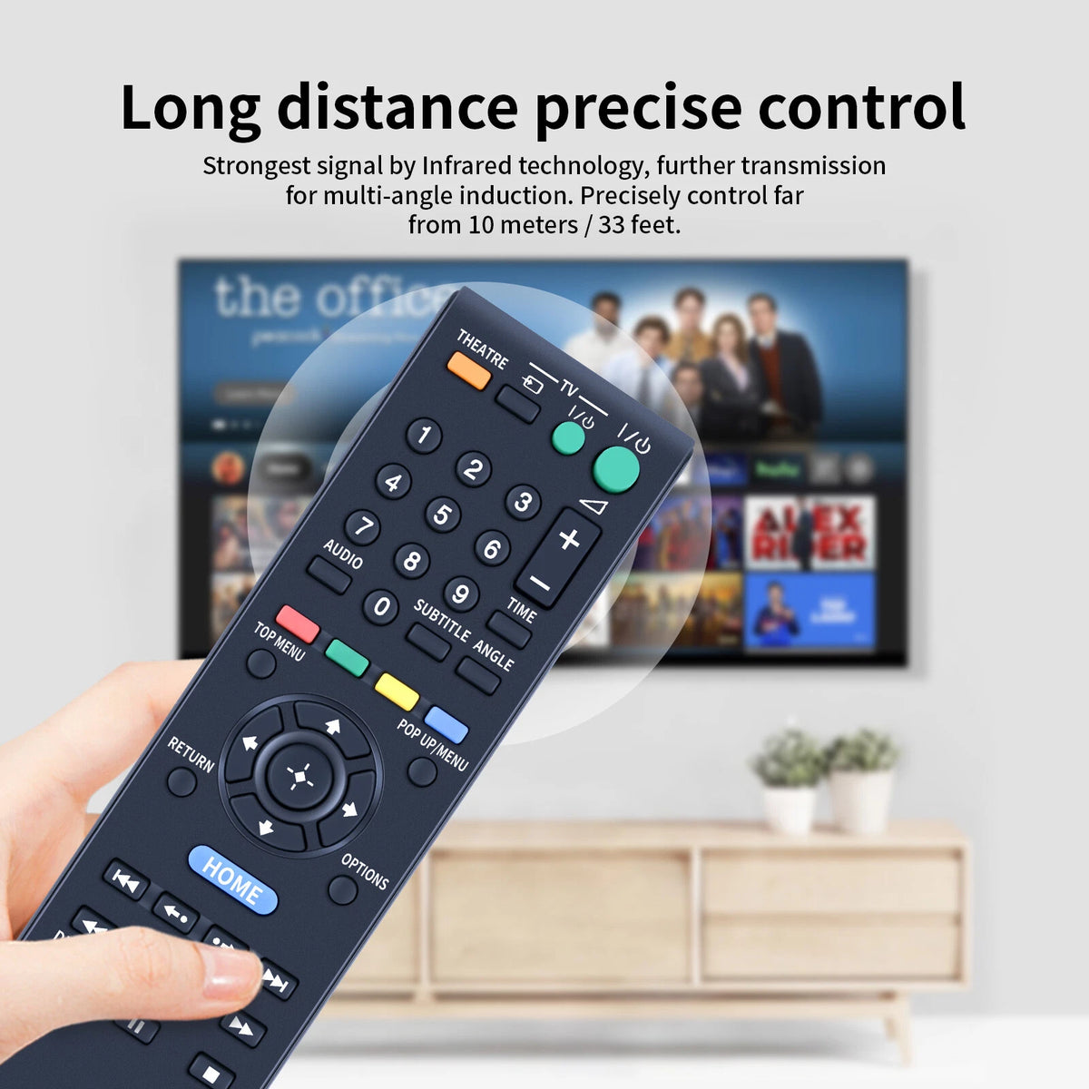 RMT-B104P Remote Control For Sony DVD BD Player BDP-S360 DP-S360HP