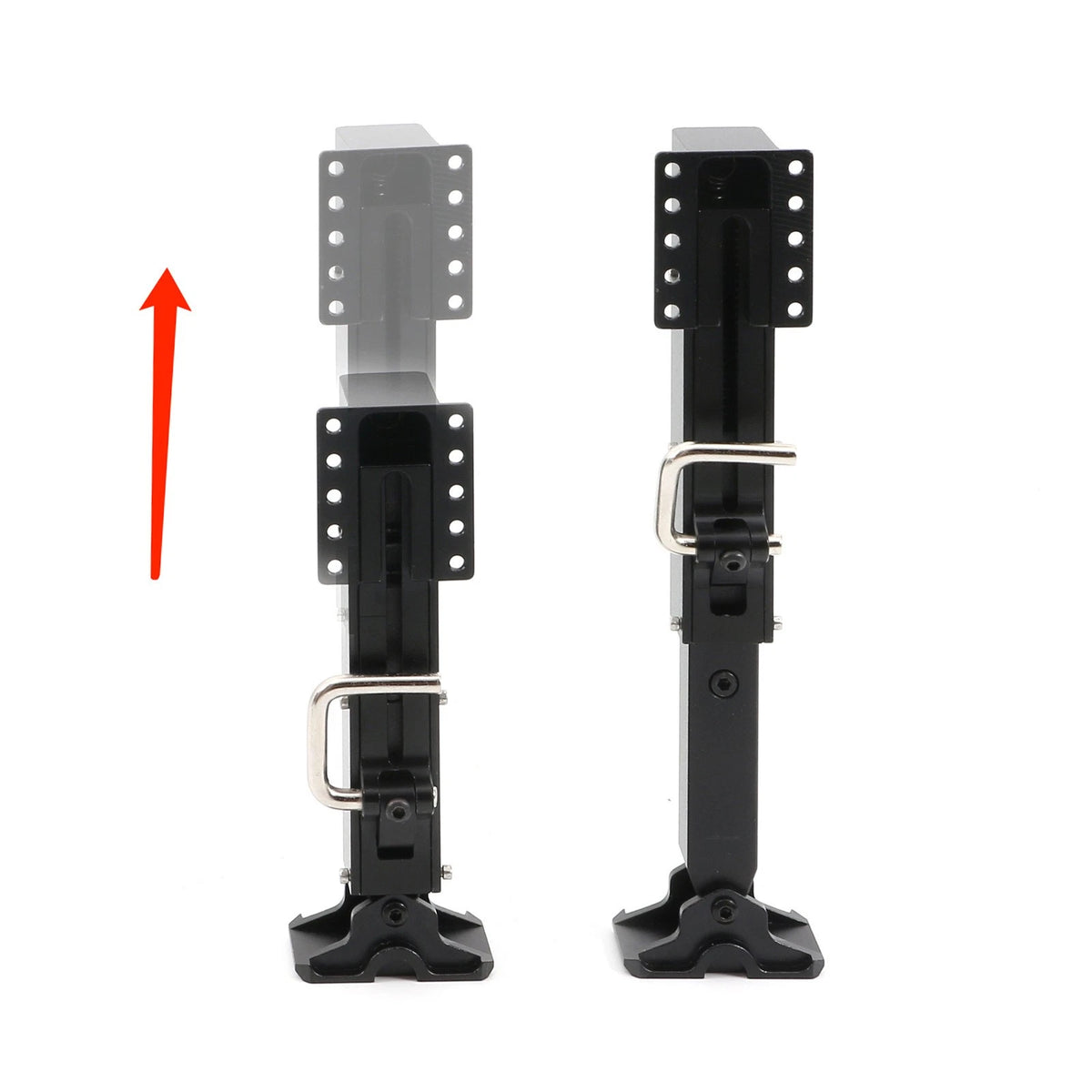 Leg Landing Gear Alloy Support For Tamiya Tractor 5mm Center hole spacing