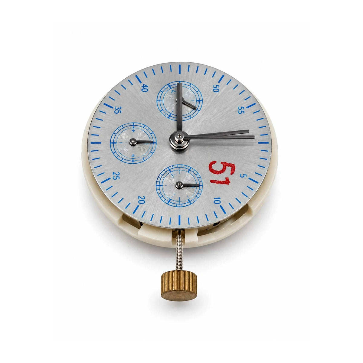 27-Jewel 30mm Chronograph Automatic Watch Movement Replacement For ETA 7753 775