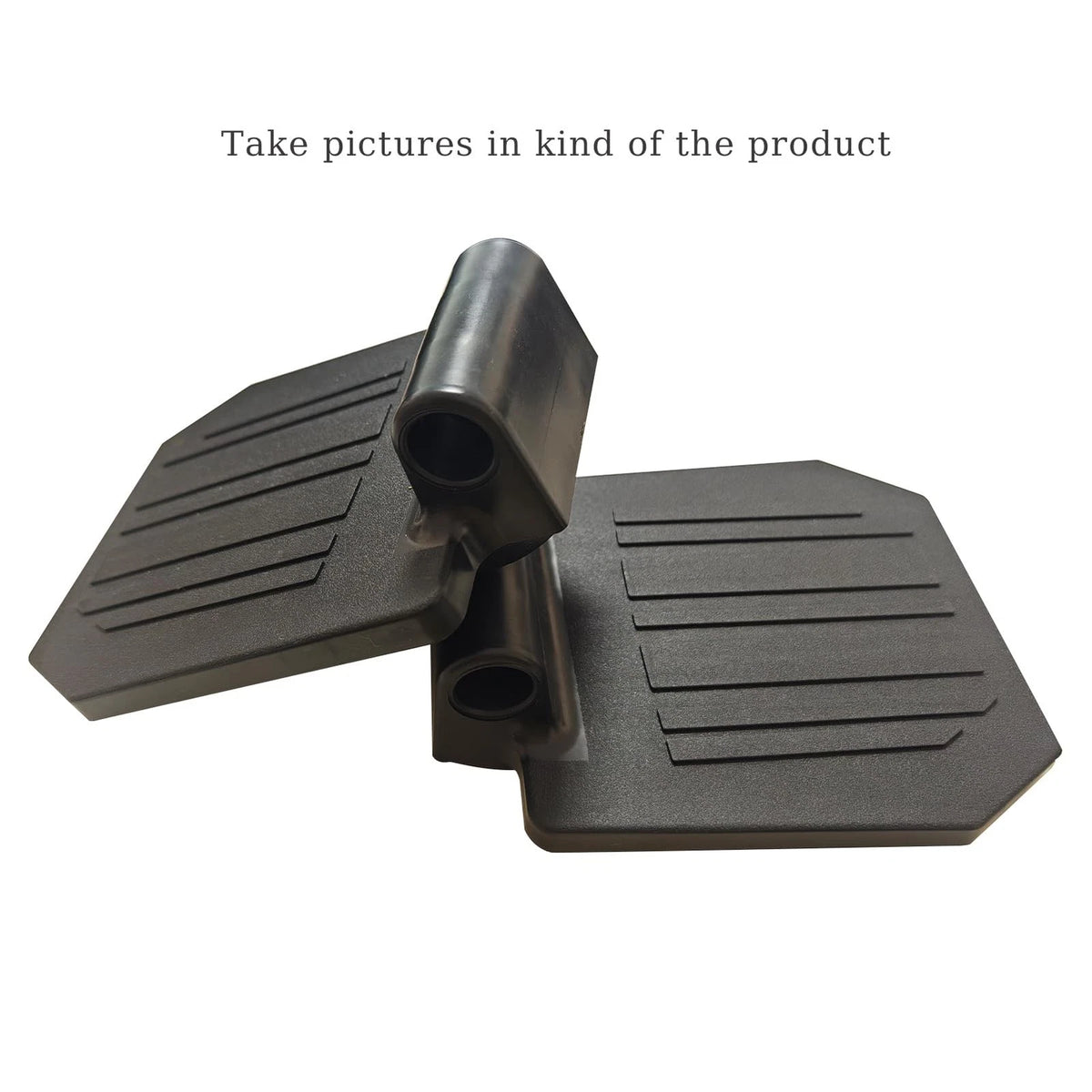 1 Pair of Universal Footplate for The Wheelchair, Transport Black, One Color
