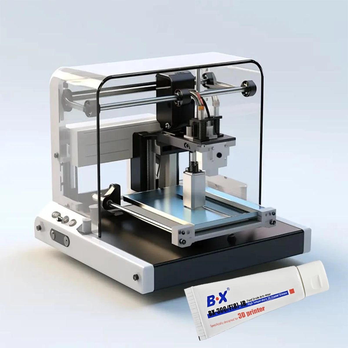 BX-300/F 3D Printer Grease 1oz High Temperature Lubricant for Linear Rods,...
