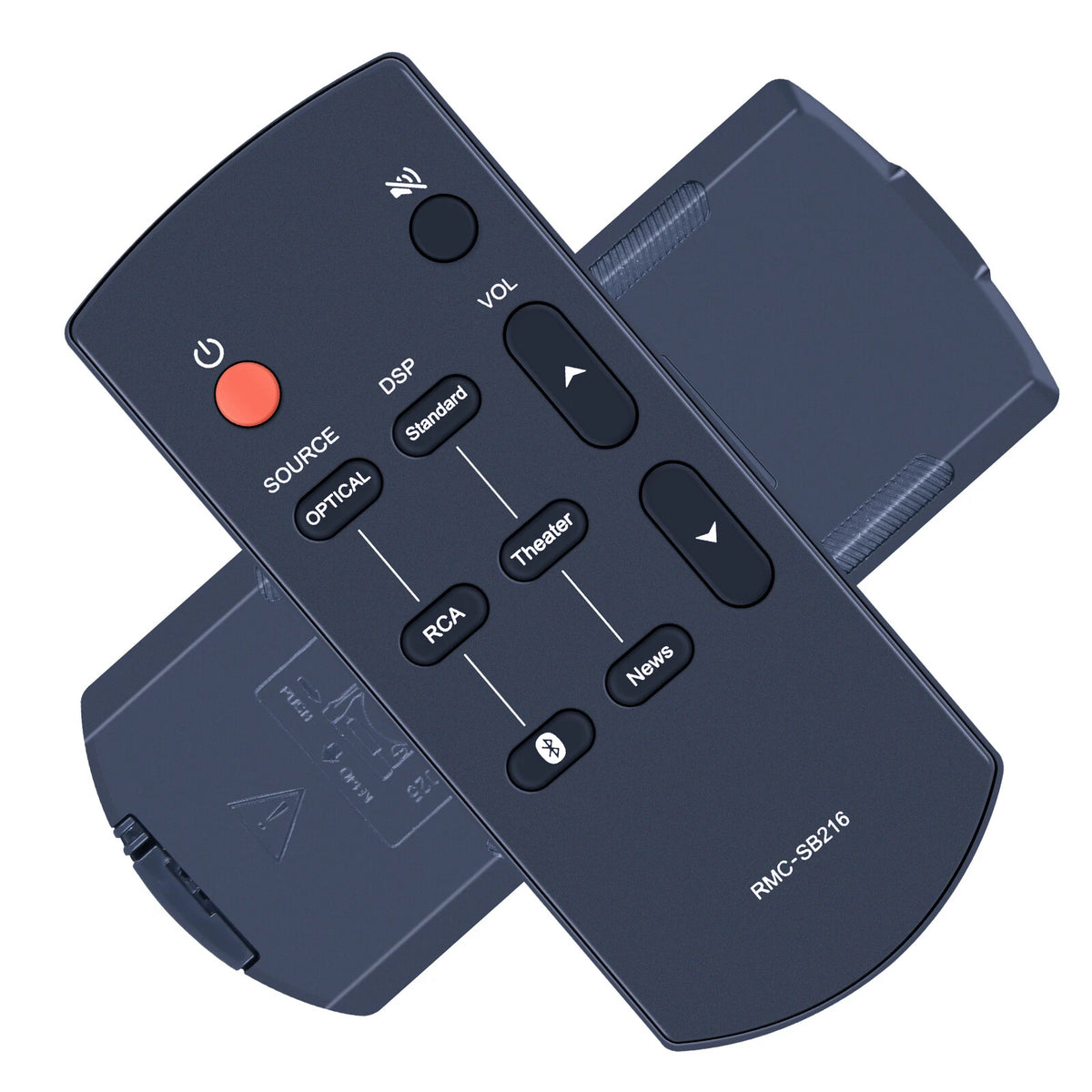 RMC-SB216 Remote Control For Insignia SB216 Mini 2.0 Soundbar