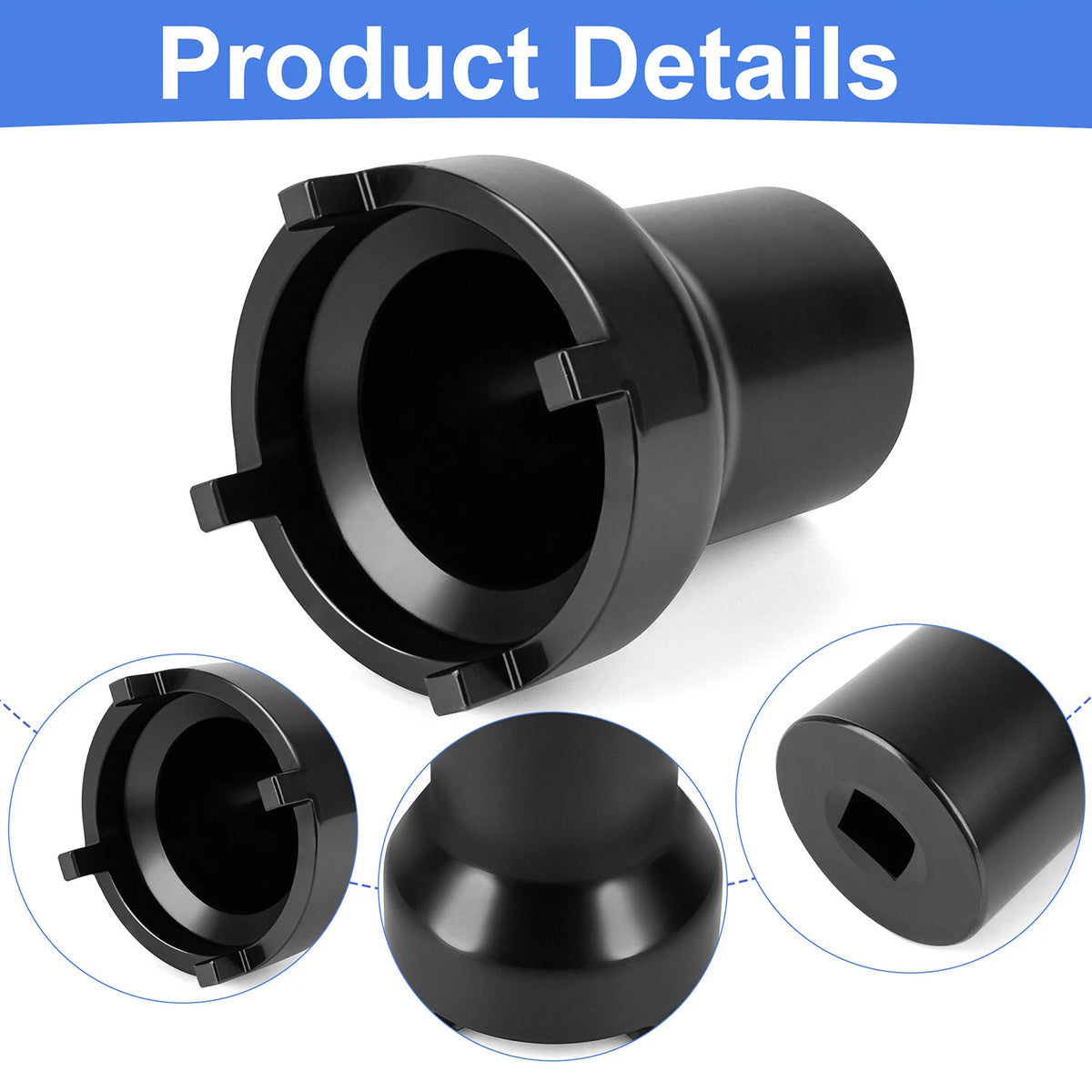 Output shaft nut socket for Allison 1000/2000/2400, 1/2 in drive
