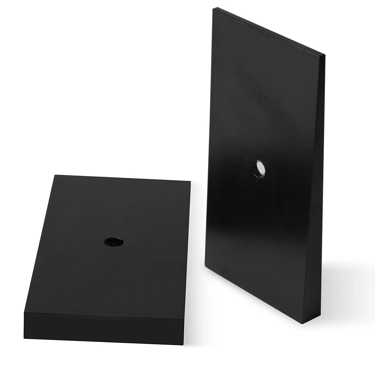 Steel Leaf Spring Shims 800061 2.5" Wide 4°Degree Black- Set of 2