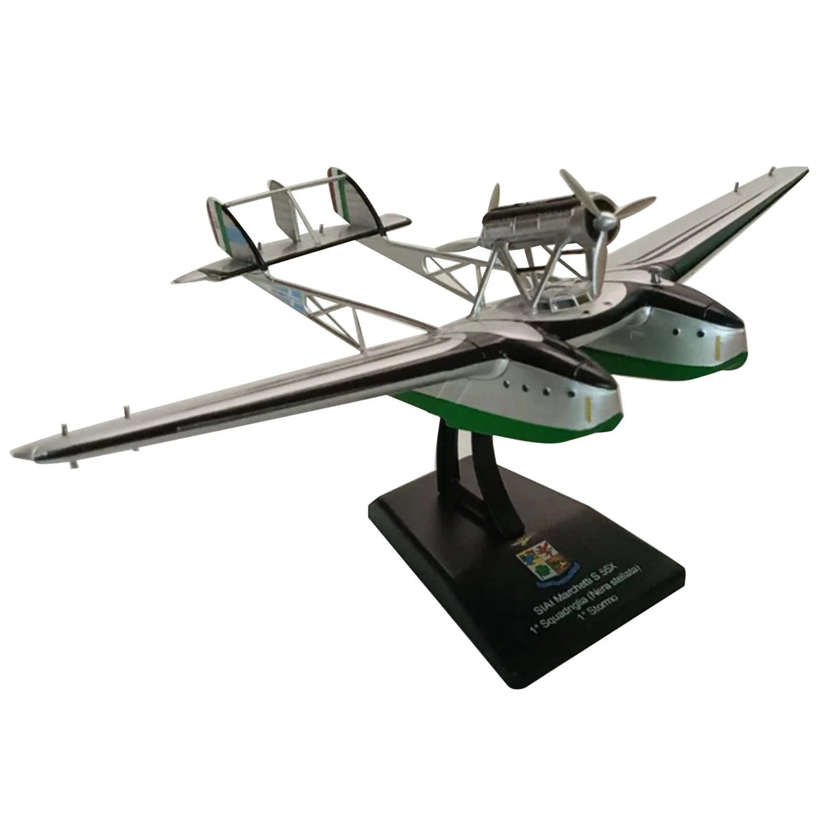 Durable Diecast Alloy 1/144 Scale WWII SIAI-Marchetti S.55X Aircraft Model Gift