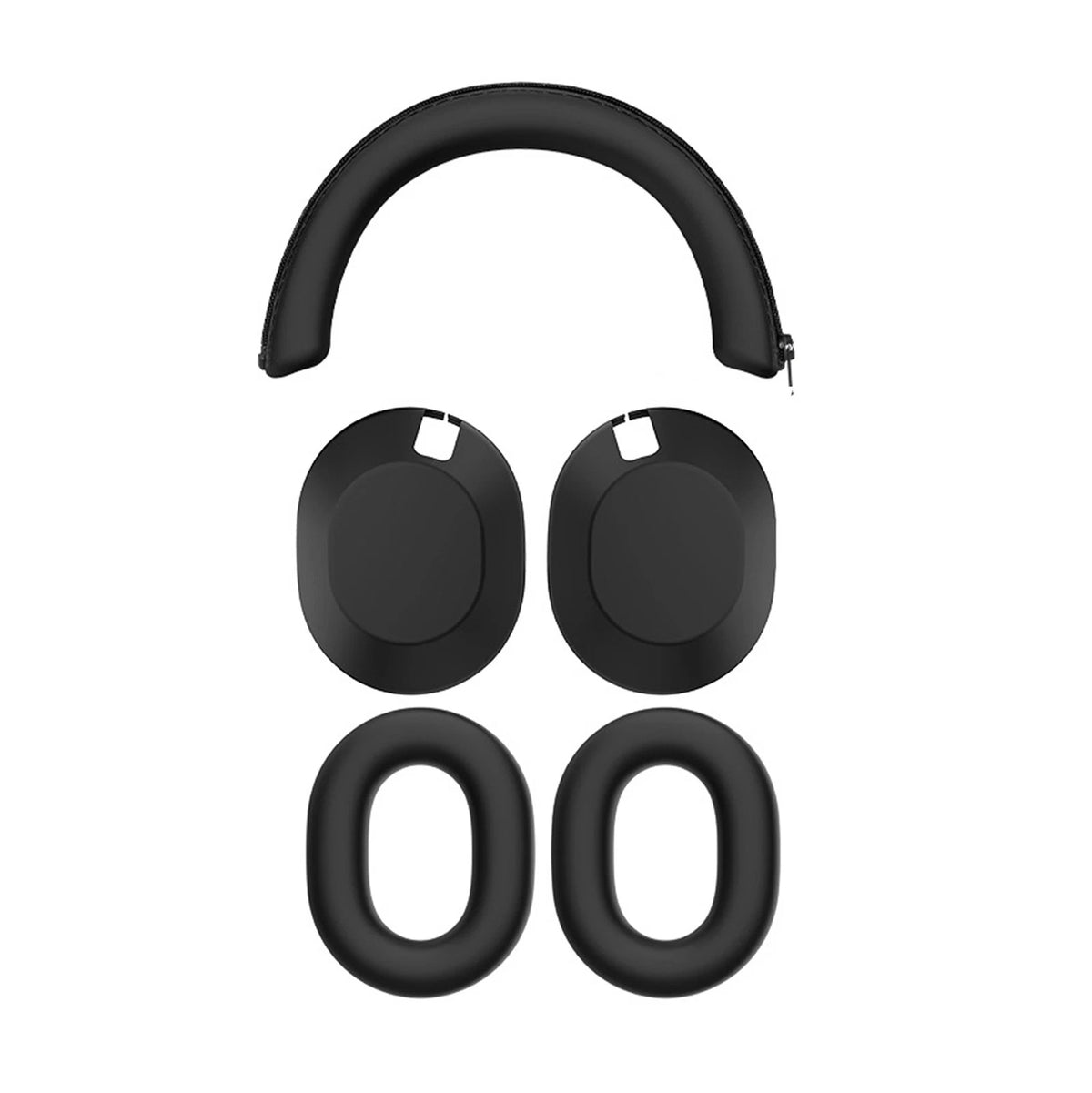 3PCS Silicone Protective Cover Case for Sony WH-1000XM6 Headphones, Soft Fit