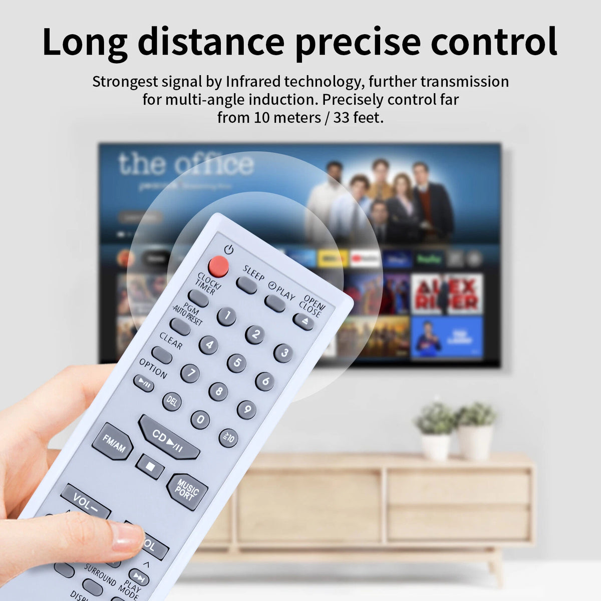 N2QAYB000109 For Panasonic Audio System Remote Control SA-EN37 SC-EN37