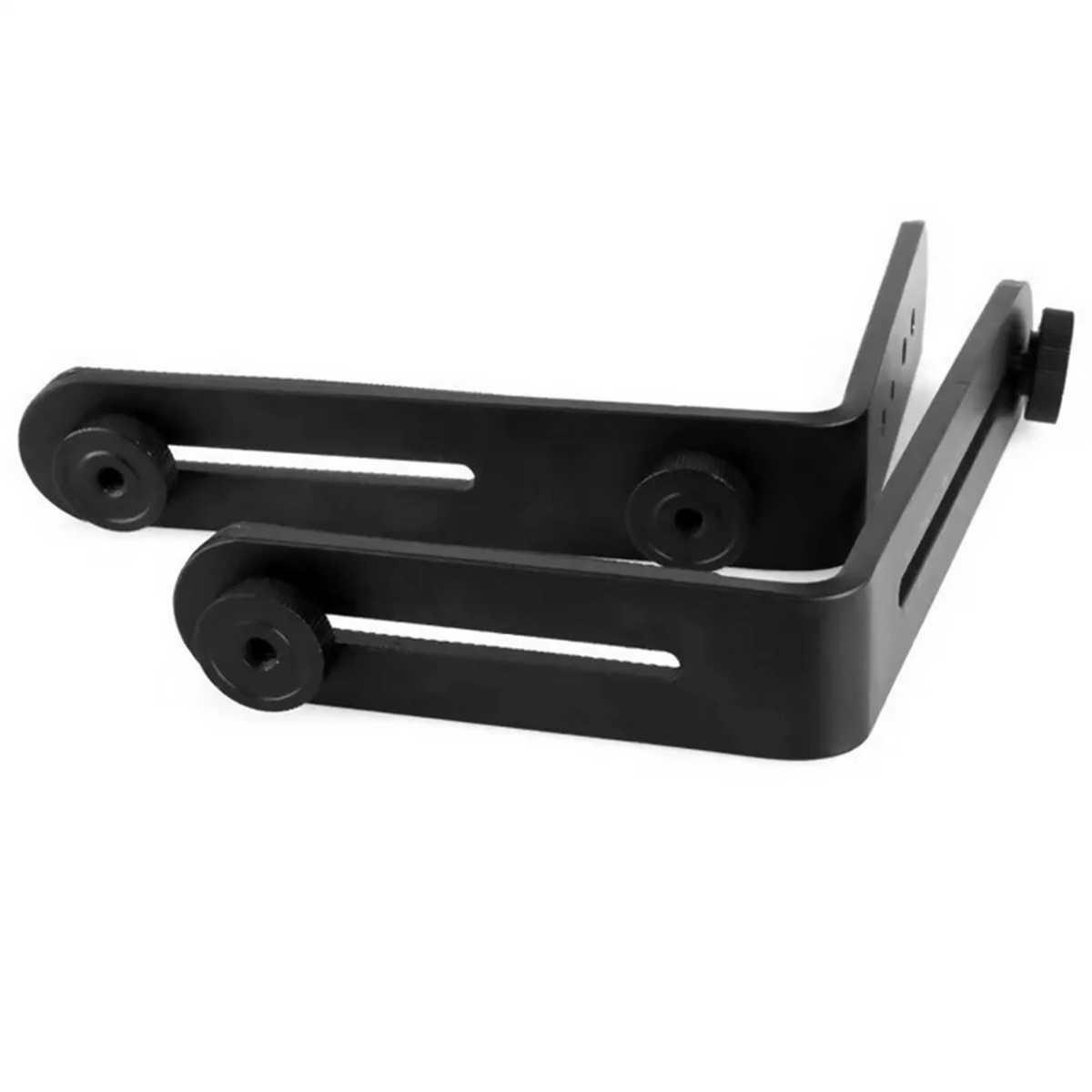 1 Set Double L-shaped Black Aluminum Alloy Metal Bracket kit For DSLR Camera