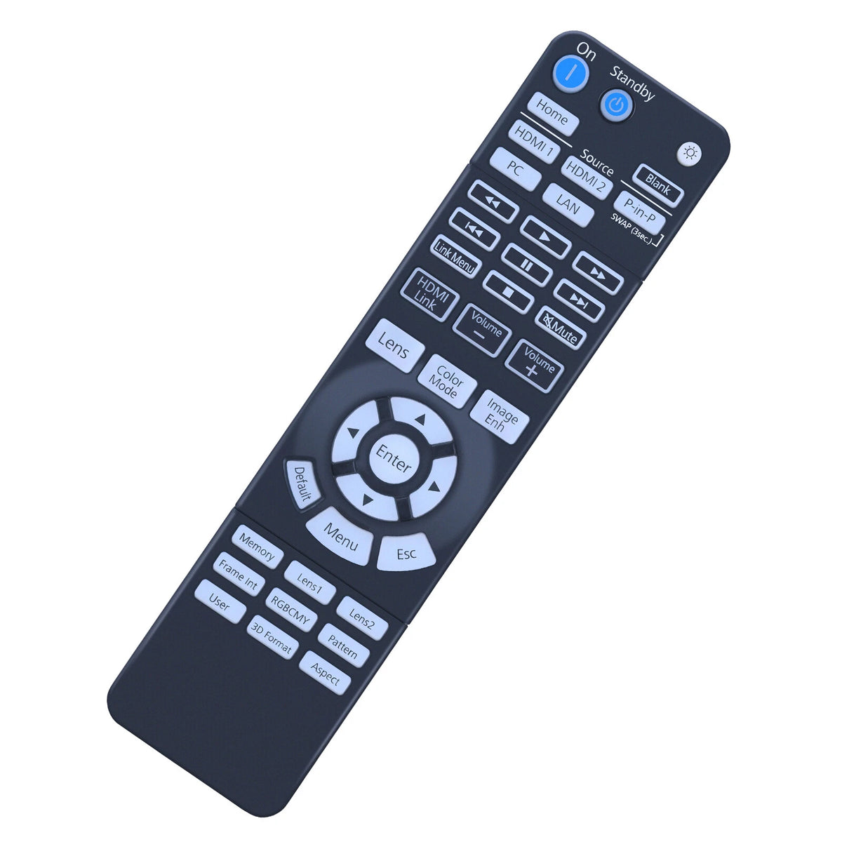 Replacement Remote Control For Epson Home Cinema 5050UB 4K Projector