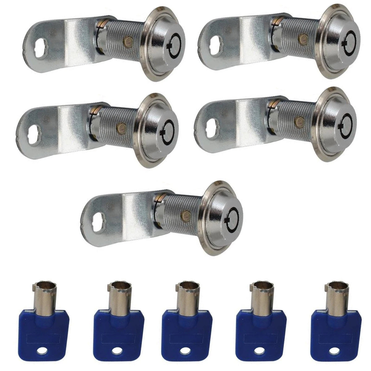 5pcs Cam Lock 27mm Length For Pinball Machine Arcade Cabinet Door Cupboard Lock