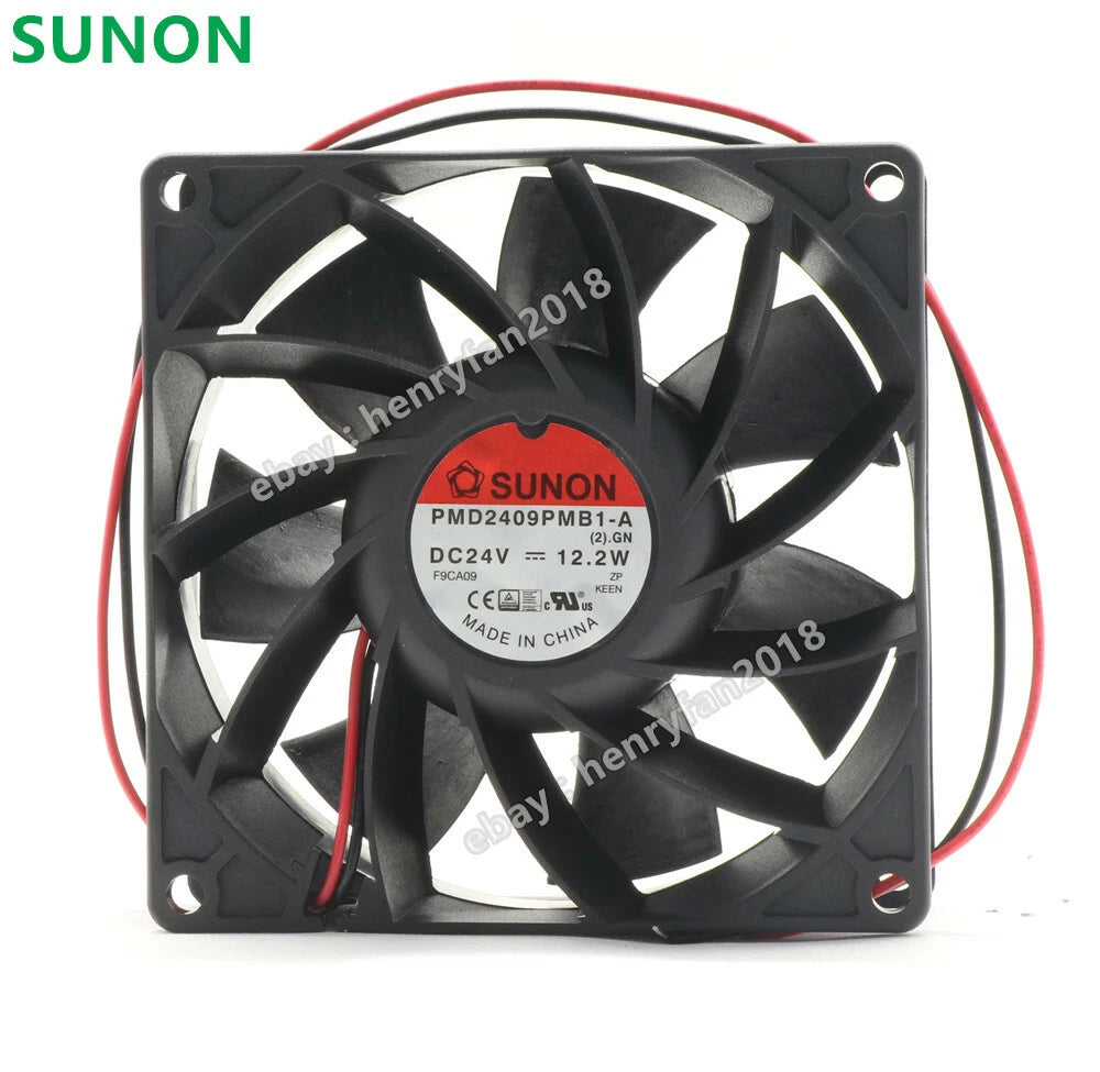 SUNON PMD2409PMB1-A DC 24V 0.51A 12.2W 92x92x38mm For Schneider ATV71 Drive Fan