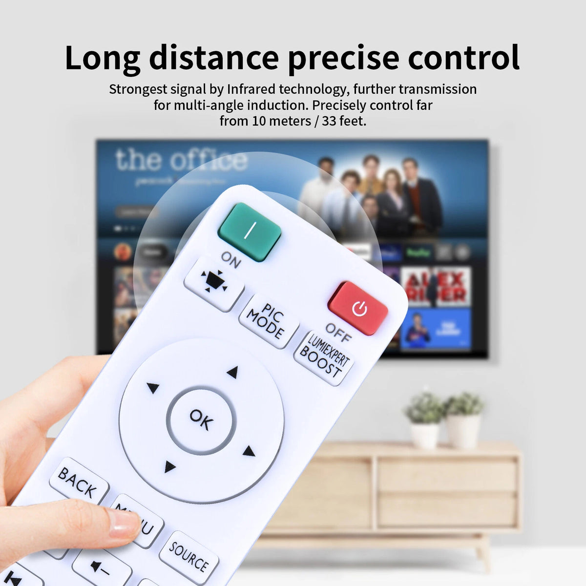 Remote Control RCV013 For BenQ Projector TH671ST TH585 TH685