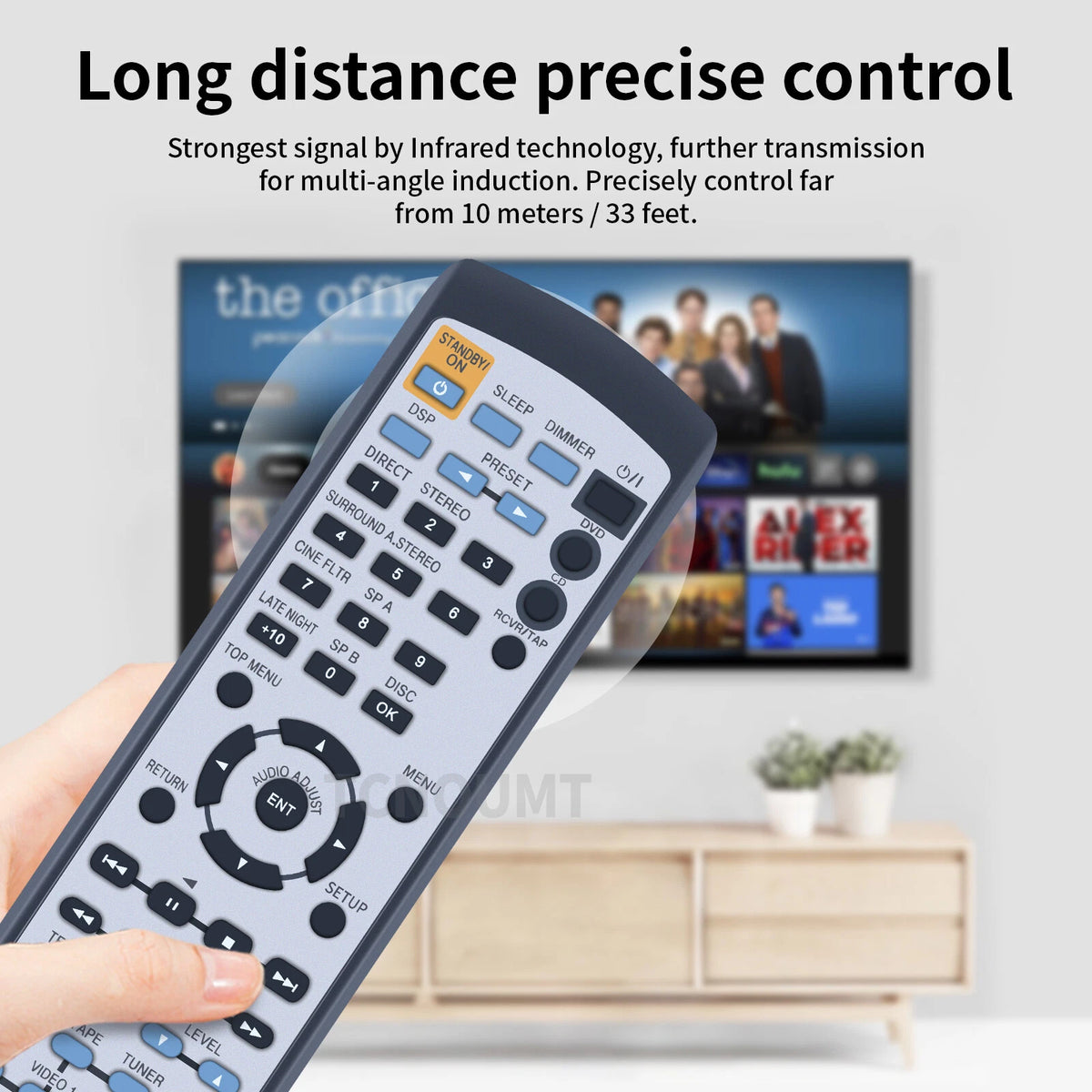 RC-479S Remote Control For Onkyo Audio Receiver HTR320 HTR8230 HTS570 HTS670