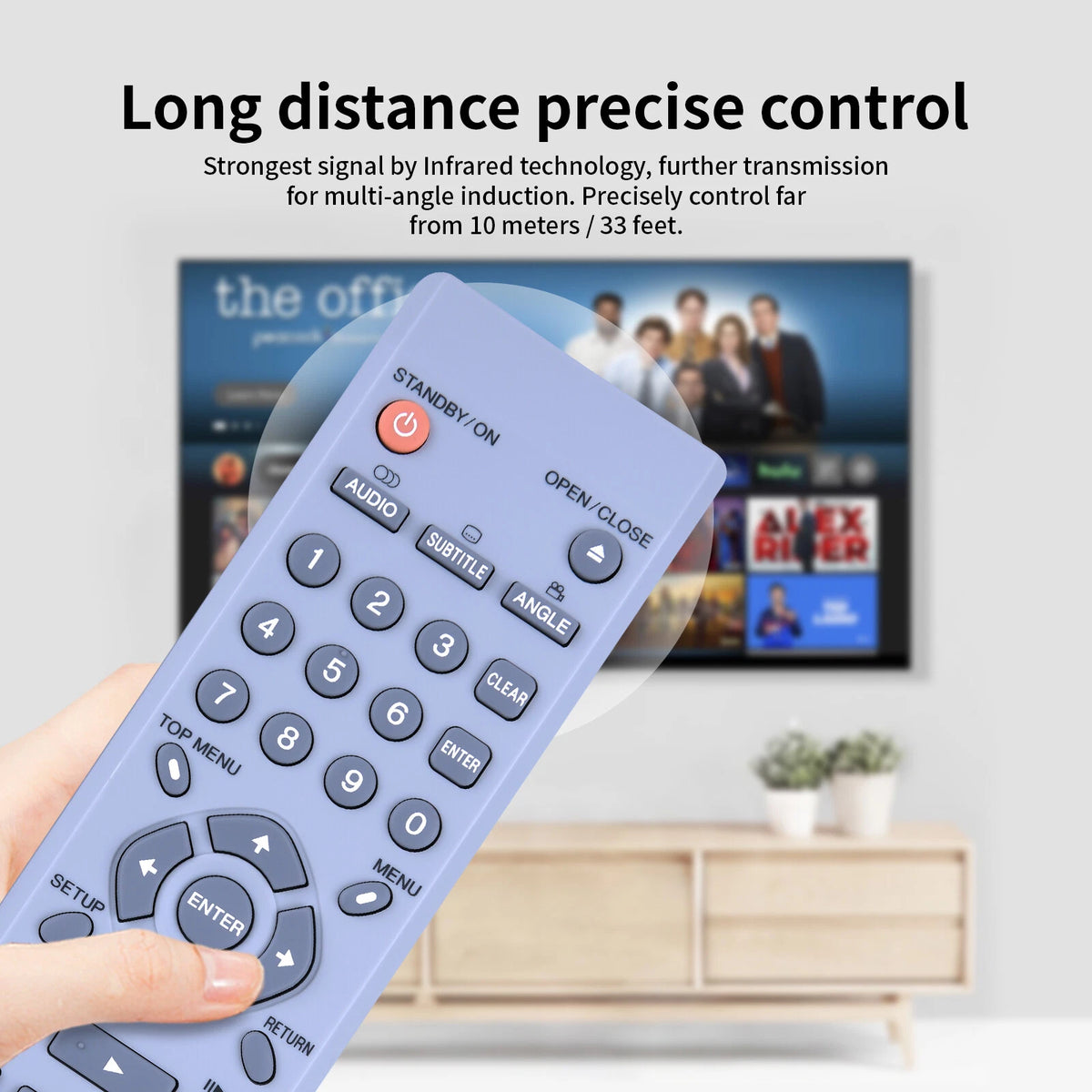 Remote Control For Pioneer DVD Player VXX2808 DV-353K DV-354 DV-656A VXX2806