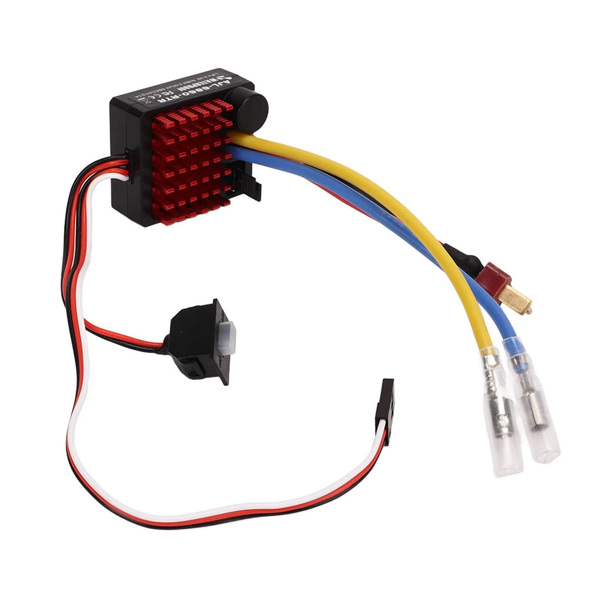 RC Car Brushed ESC 60A Waterproof Electronic Speed Controller For 1/10 RC Car d