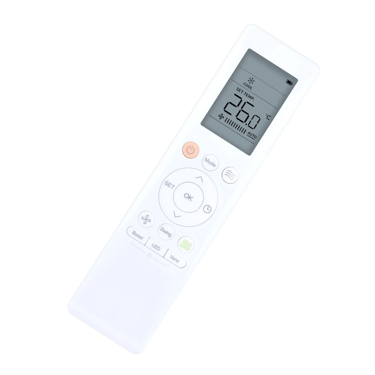 RG10N3(2HS)/BGEF Replacement Remote Control For Midea Air Conditioner