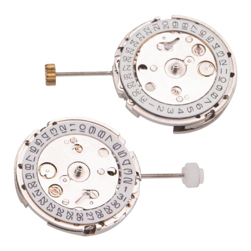 KOOBOOK Automatic Mechanical Watch Wrist Movement Day Date Medium, Silver