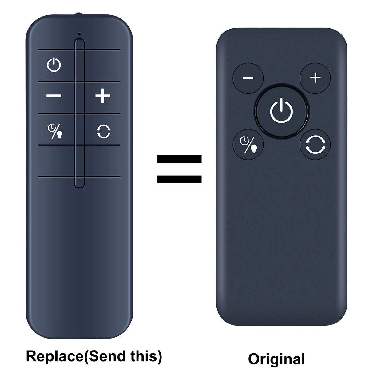 Replacement Remote Control For FARADAY Oscillating Standing Fan 12"