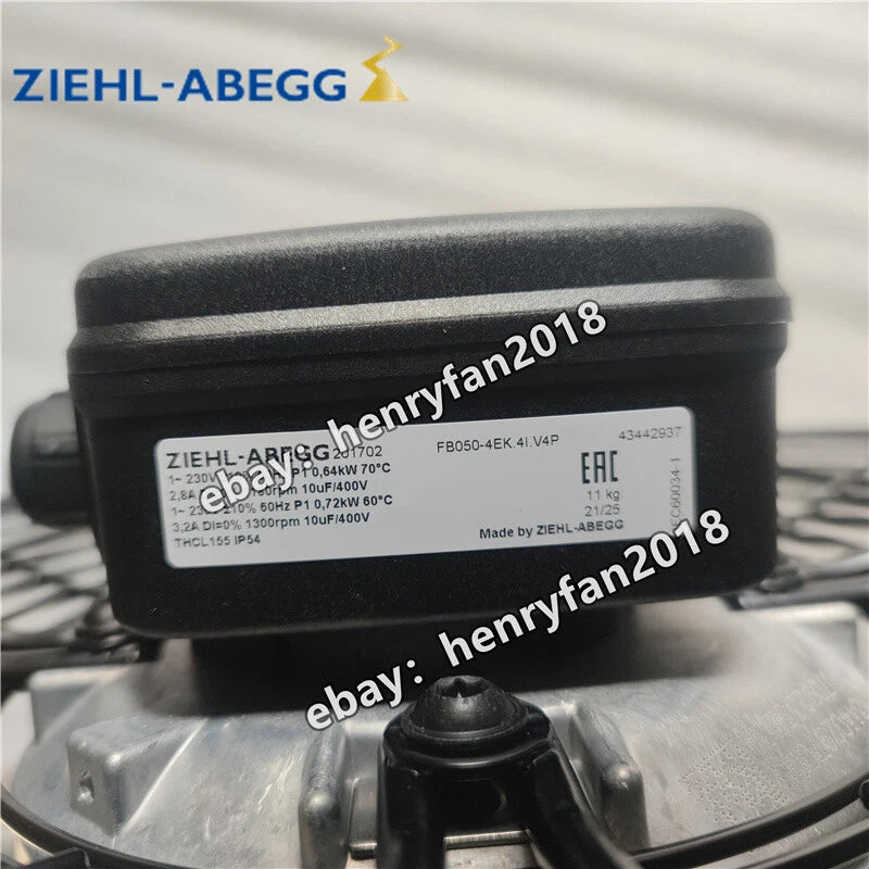 ZIEHL-ABEGG FB050-4EK.4I.V4P Axial Fan 230V ??500MM Air-Conditioner Cooling Fan