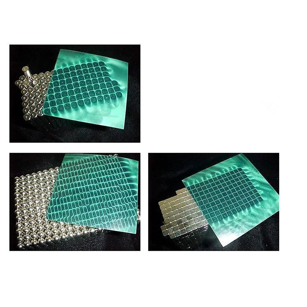 1Pc 25*25mm Magnetic Research Display Card Magnetic Field Viewer Flexible Film a