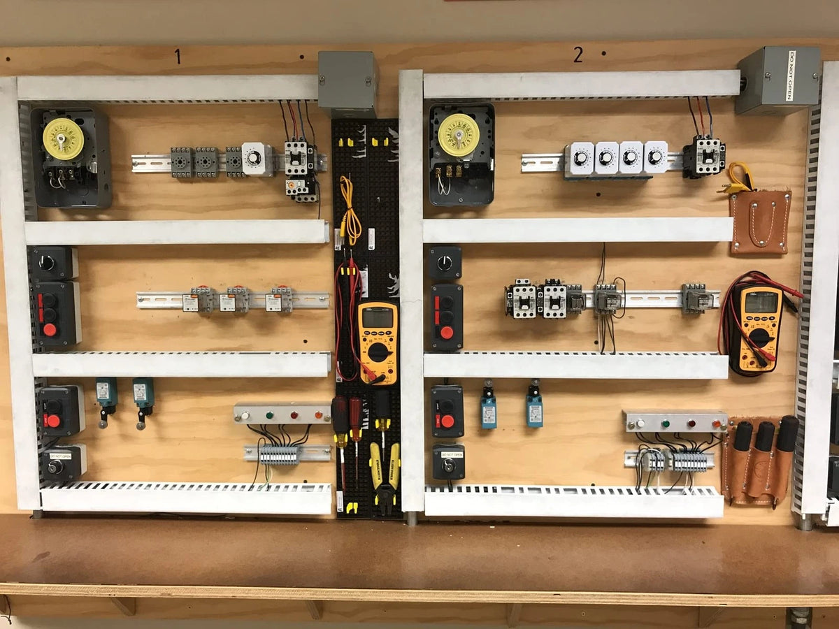 Organizer Genie ® - One Blue Slim Pegboard to organize your Medium,