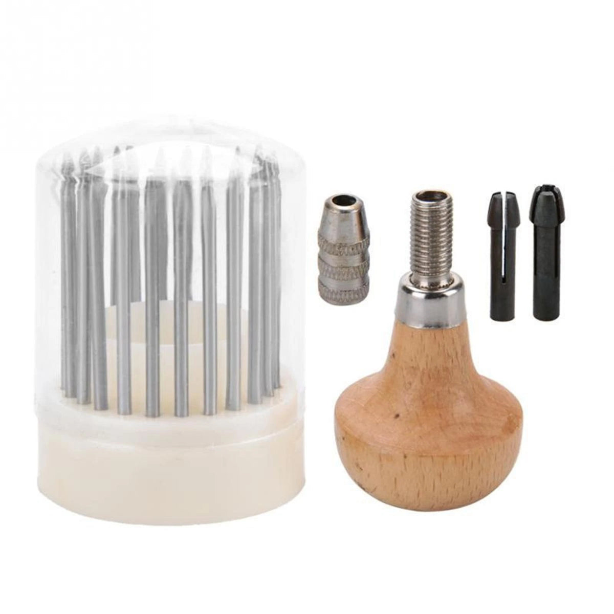 23Pcs/set Beading Tool Diamond Stone Pearl Grain Tools Beader With Wood Handle D