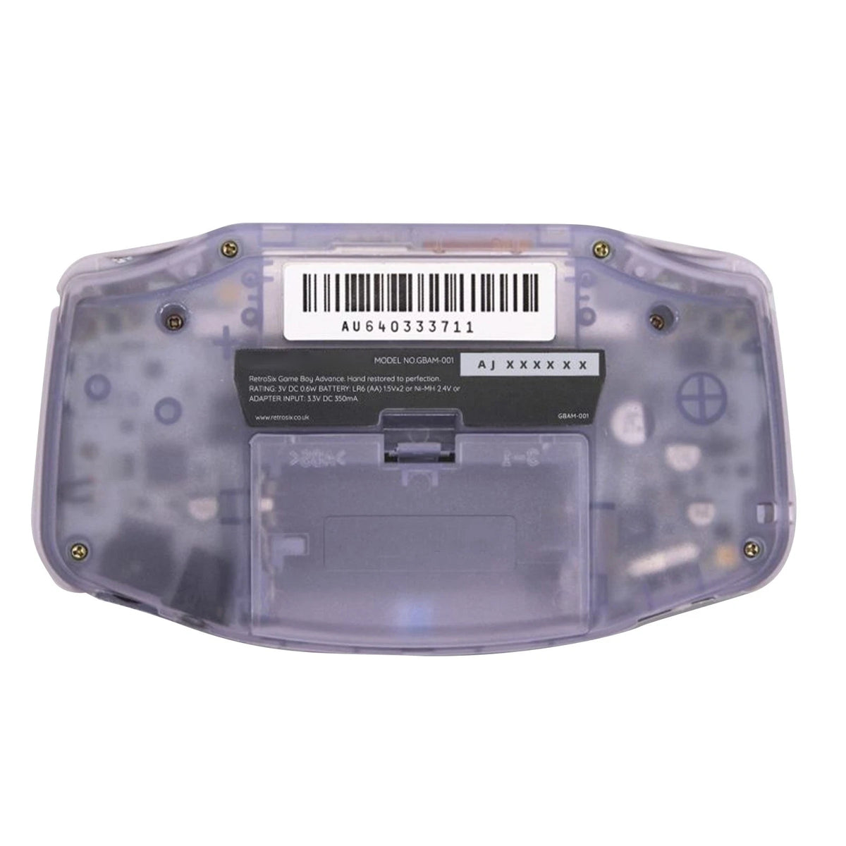 Transparent Full Housing Case Clear Shell Pack for Gameboy Advance GBA Console