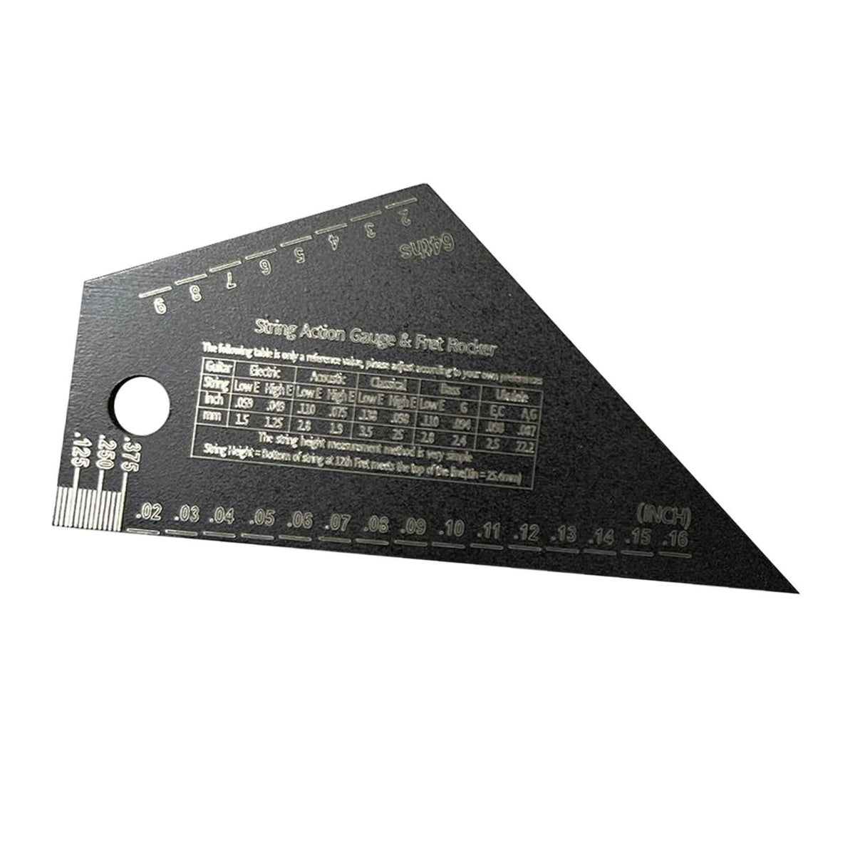 Metal Guitar Fret Rocker Leveling Luthier Tool Electric Guitar Bass Fret d