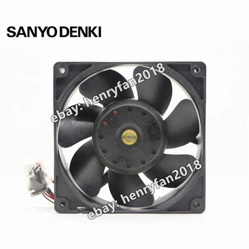 For SANYO 9G1212P1G04 DC 12V 0.83A 120*120*38MM 4wires Axial Cooling Fan San Ace