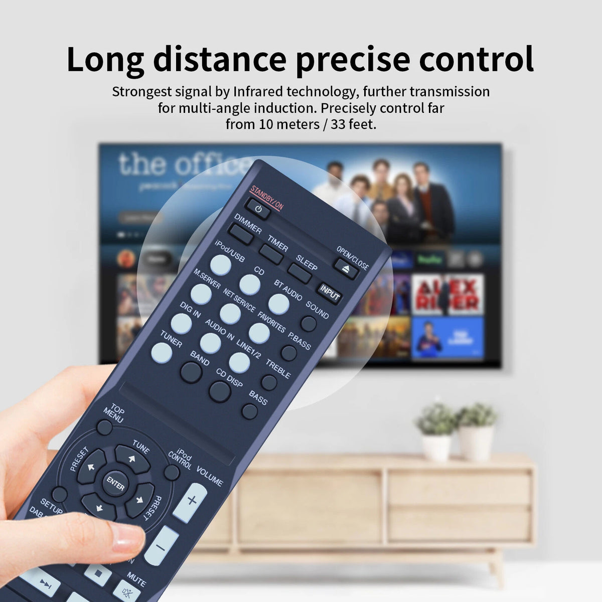 AXD7732 Remote Control For Pioneer Audio X-HM72 XC-HM82 X-HM82