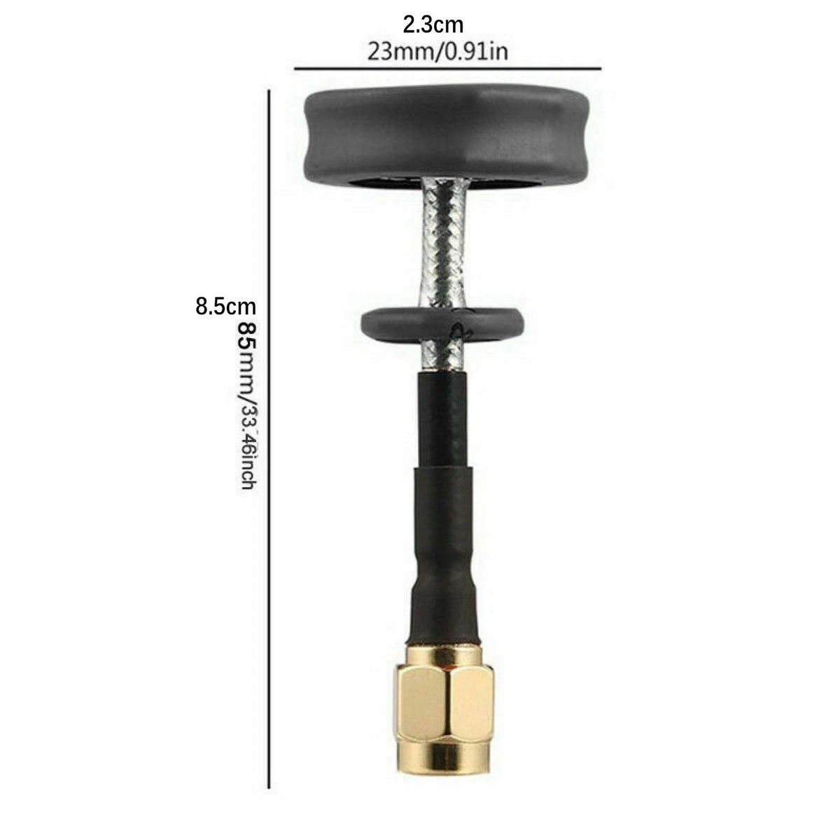RP-SMA Optional 50W RC Model FPV 5DBI Omnidirectional Antenna Plastic D