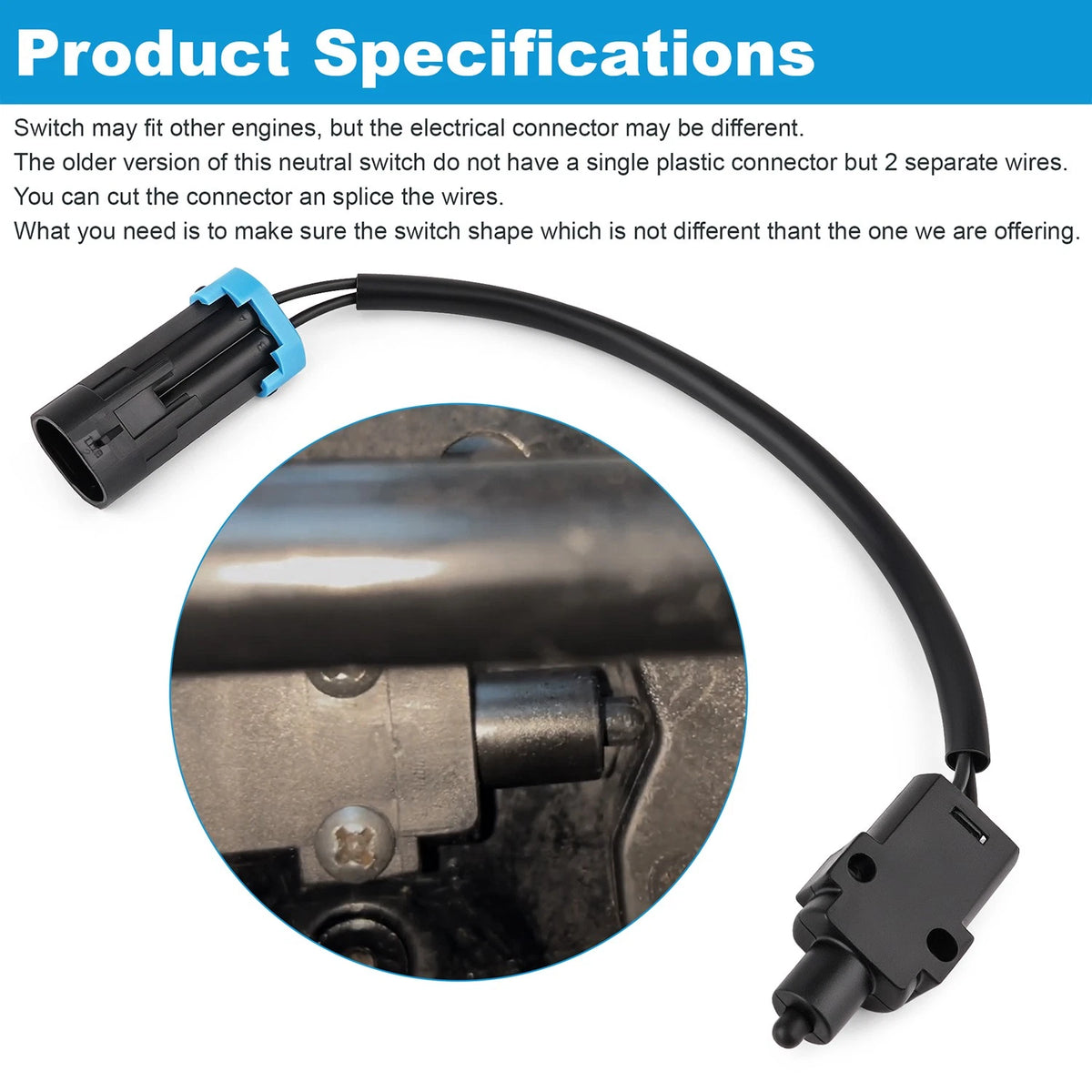 8M0052939 87-8M0052939 Neutral Safety Switch For Mercury Outboard Neutral Switch