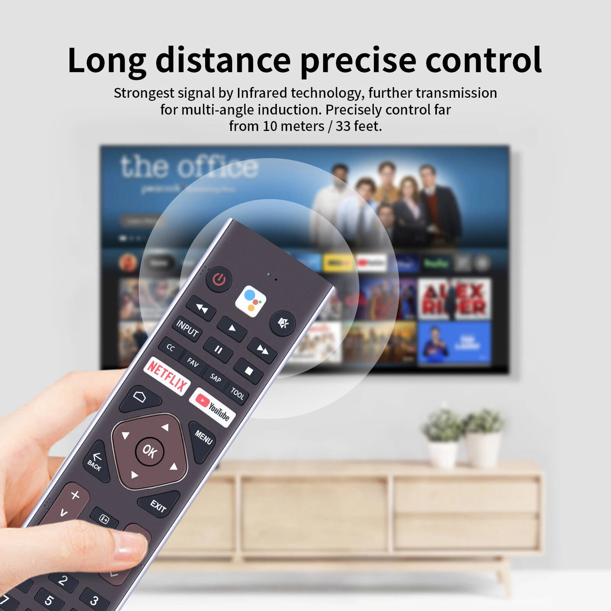 HTR-U27A Voice Remote Control For Haier TV LE55K6600UG HTR-U27E