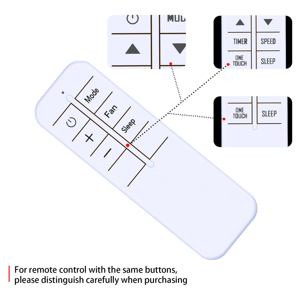 Remote Control For Comfort-aire Window Air Conditioner Rg32a/e WA-1011S WA-1211S
