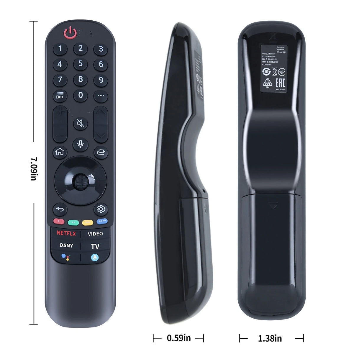 MR21GC Magic Voice Remote Control For LG 2021 TV 43NANO75UPA 50UP7560AUD