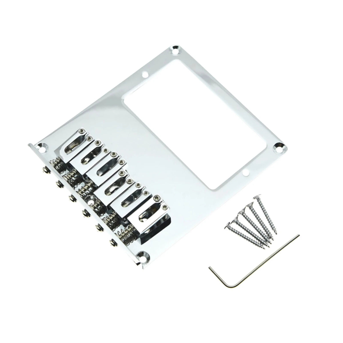 Durable 6 String Hardtail Bridge With Wrench Screws For Tele Telecaster Guitar