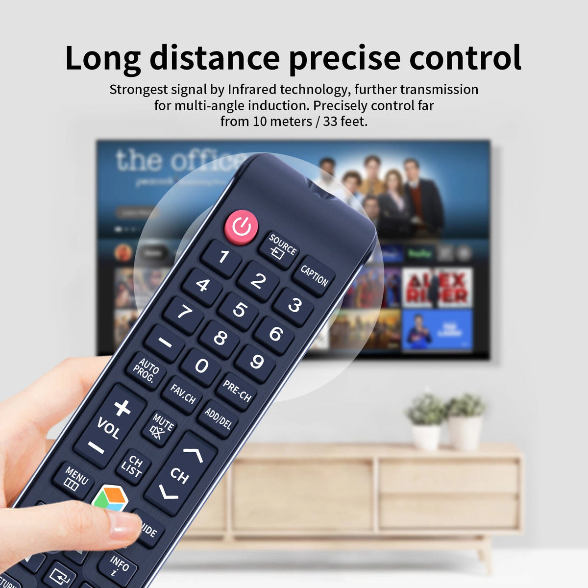 AA83-00653A Remote Control For Samsung TV TM1260 SYNCM173P AA8300653A