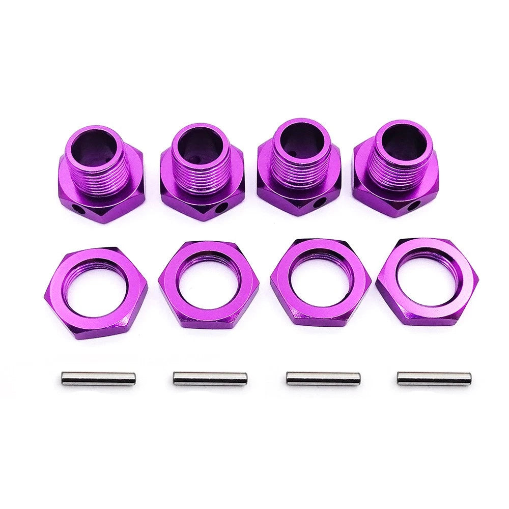 17mm Alloy Wheel Hubs Hex Adapter Connecter For HSP 1/8 RC Car Truck Upgrade aa