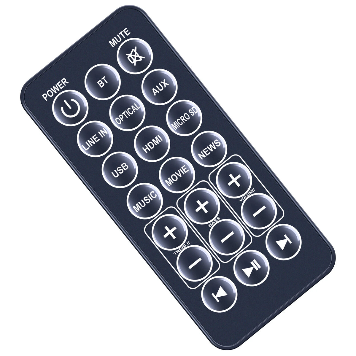 Replacement Remoto Control For TCL TS3010 2.1 Channel Soundbar