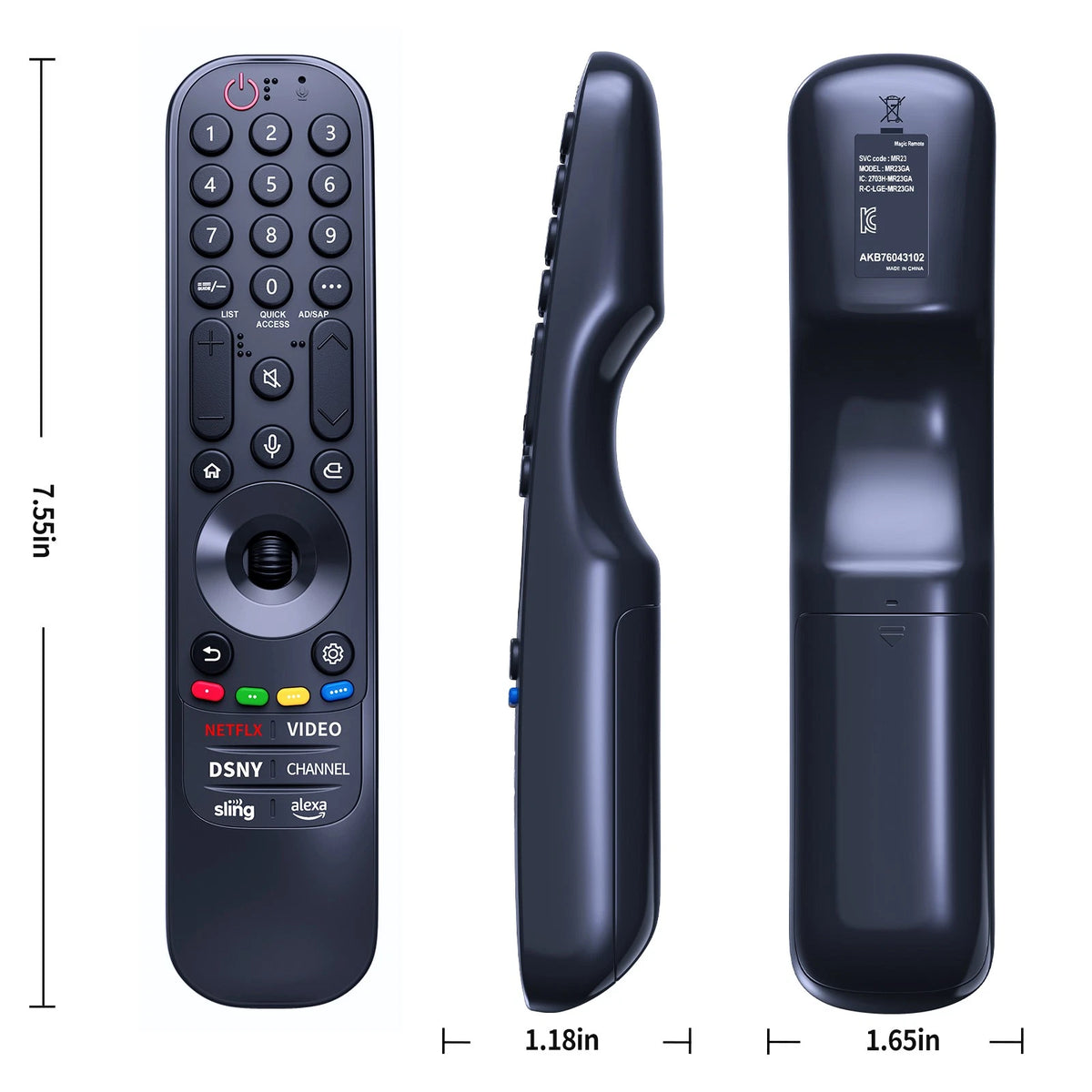 MR23GA AKB76043102 Magic Voice Remote Control For LG LCD TV OLED42C3AUA