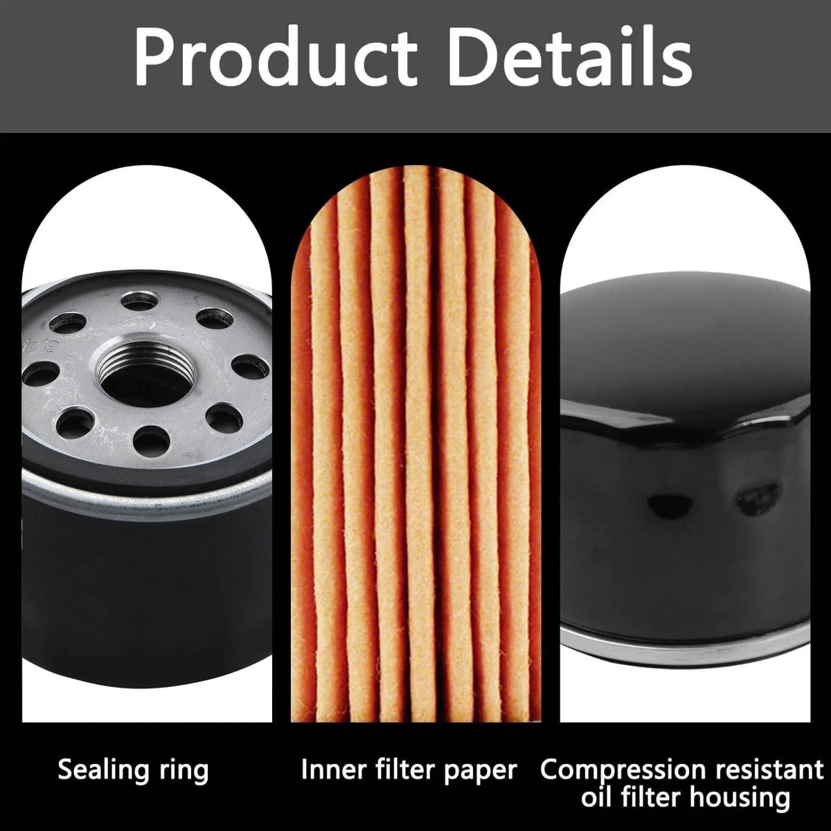 AM125424 Oil Filter Wear Resistant For John Deere LT133 LT150 LT155 D100 D105