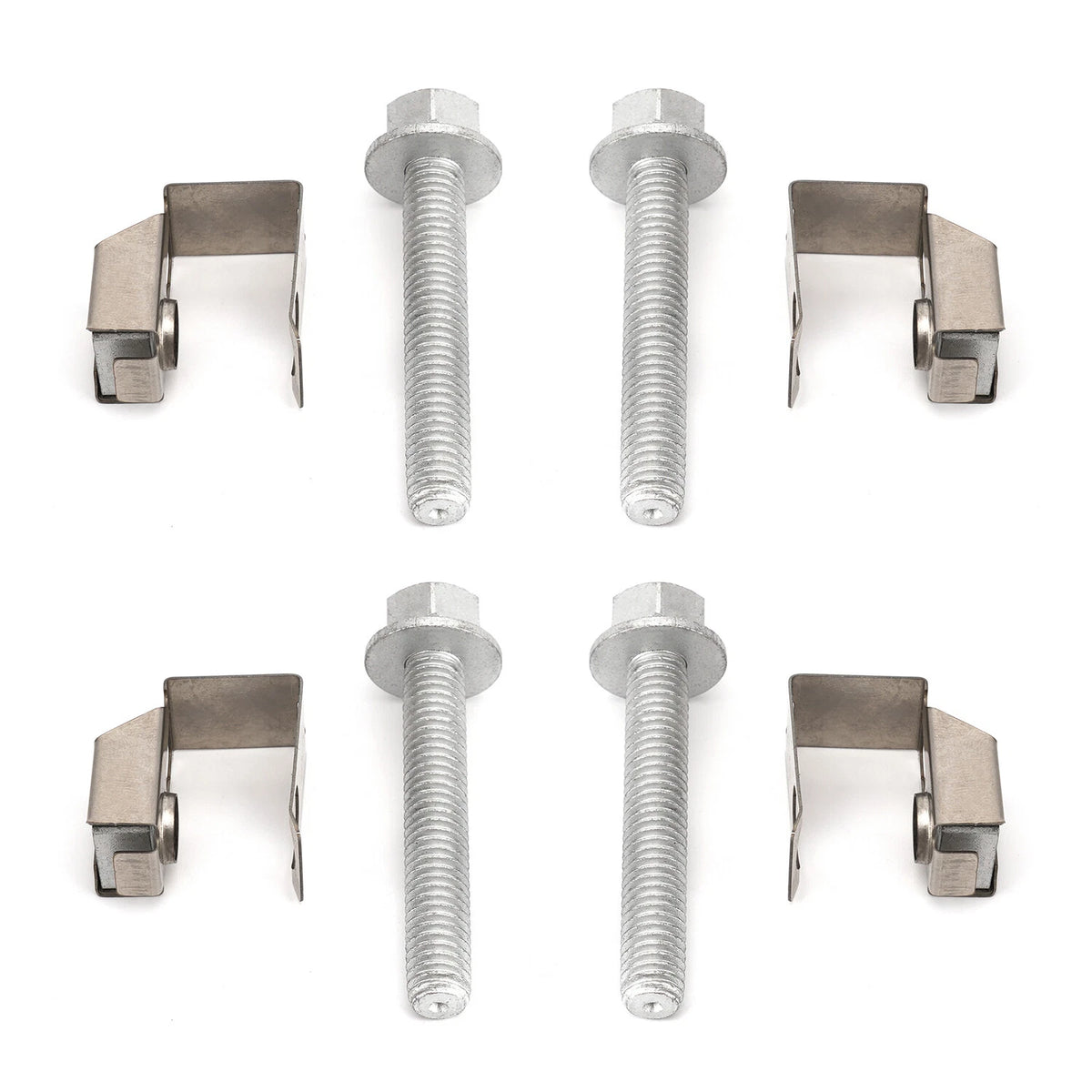 4 Pack Exhaust Manifold Bolts U Nuts Kit 03442 For Dodge Ram 1500