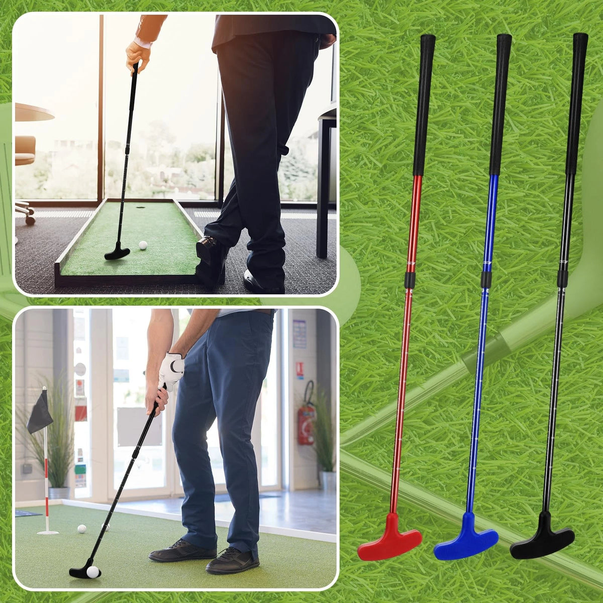 Leyndo 3 Set Golf Putter for Men 20.8-35.4", as shown in the picture