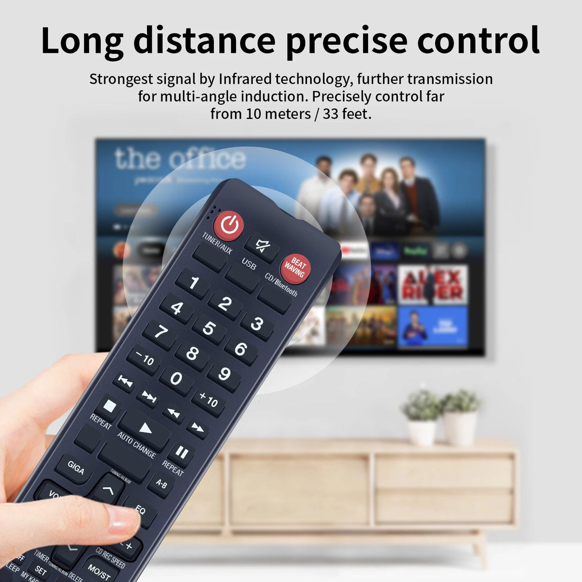 AH59-02553A For Samsung HI-FI Component System Remote Control MX-FS8000 MXFS9000