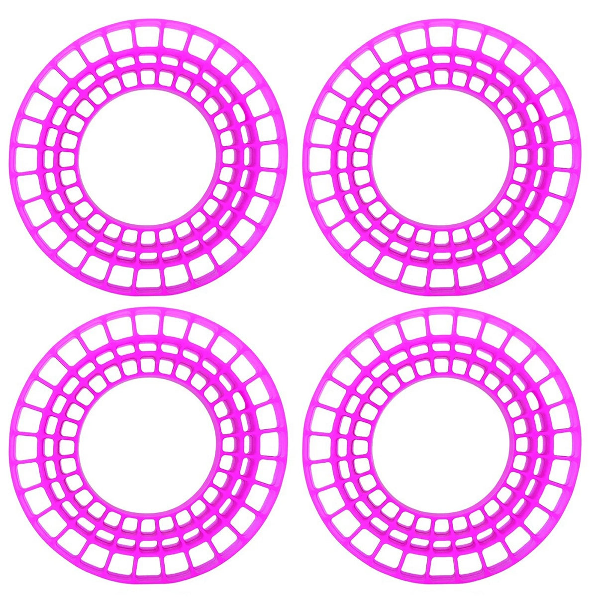 Silicone Rubber Tires Inserts for 1/10 RC Car 110-115mm 1.9" Tires 4pcs Purple z