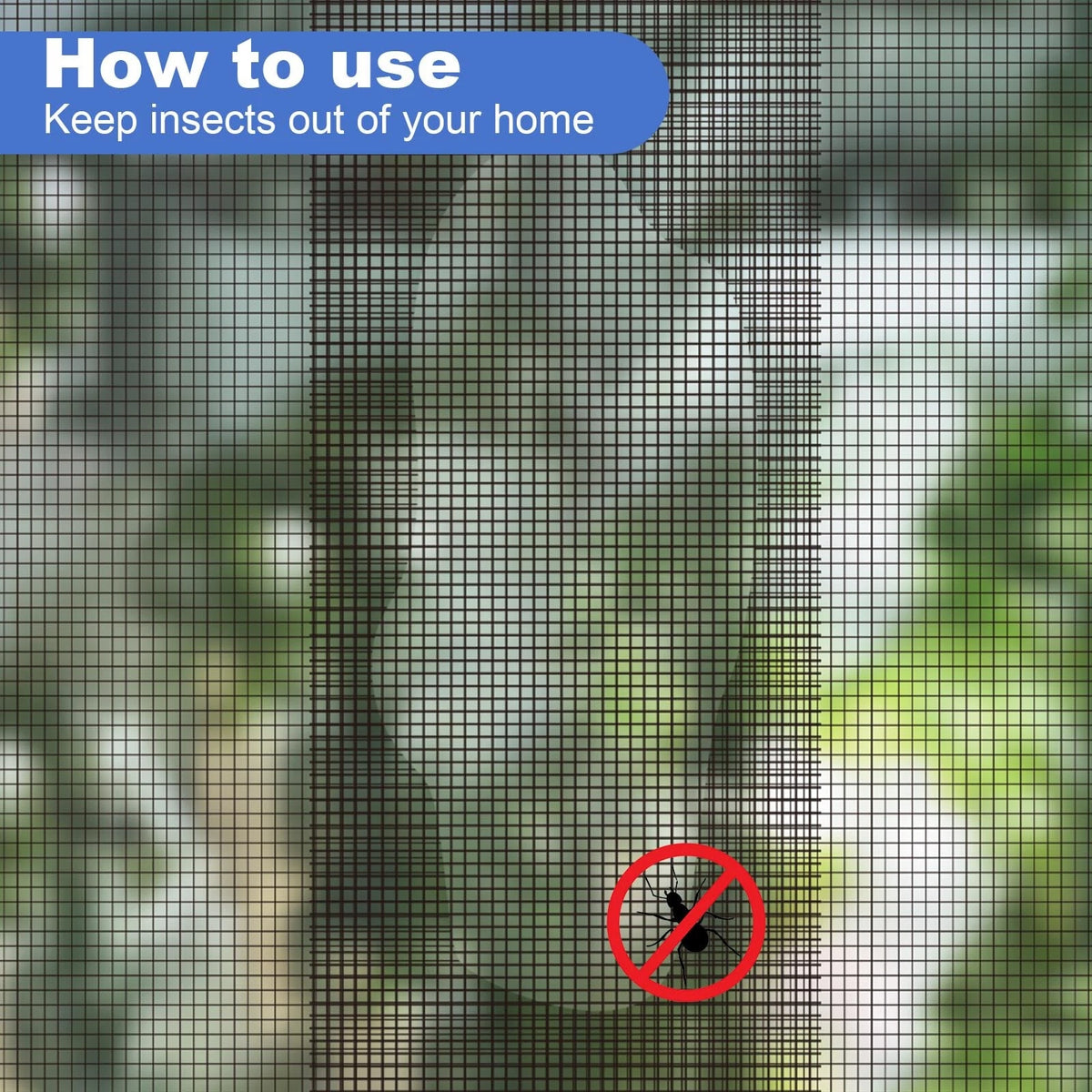 CroBlissful Extra Wide 5 inch x 20 ft Window Screen 5 Inch x 20 ft, Black