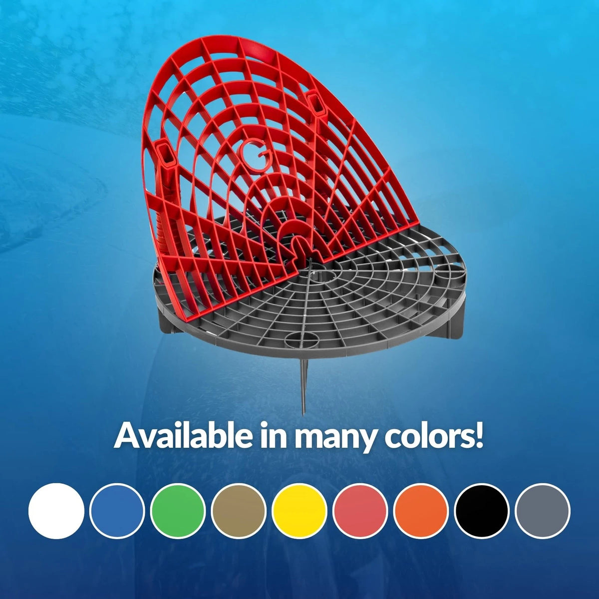 The Grit Guard Bucket Insert with Washboard Combo | Black/Red