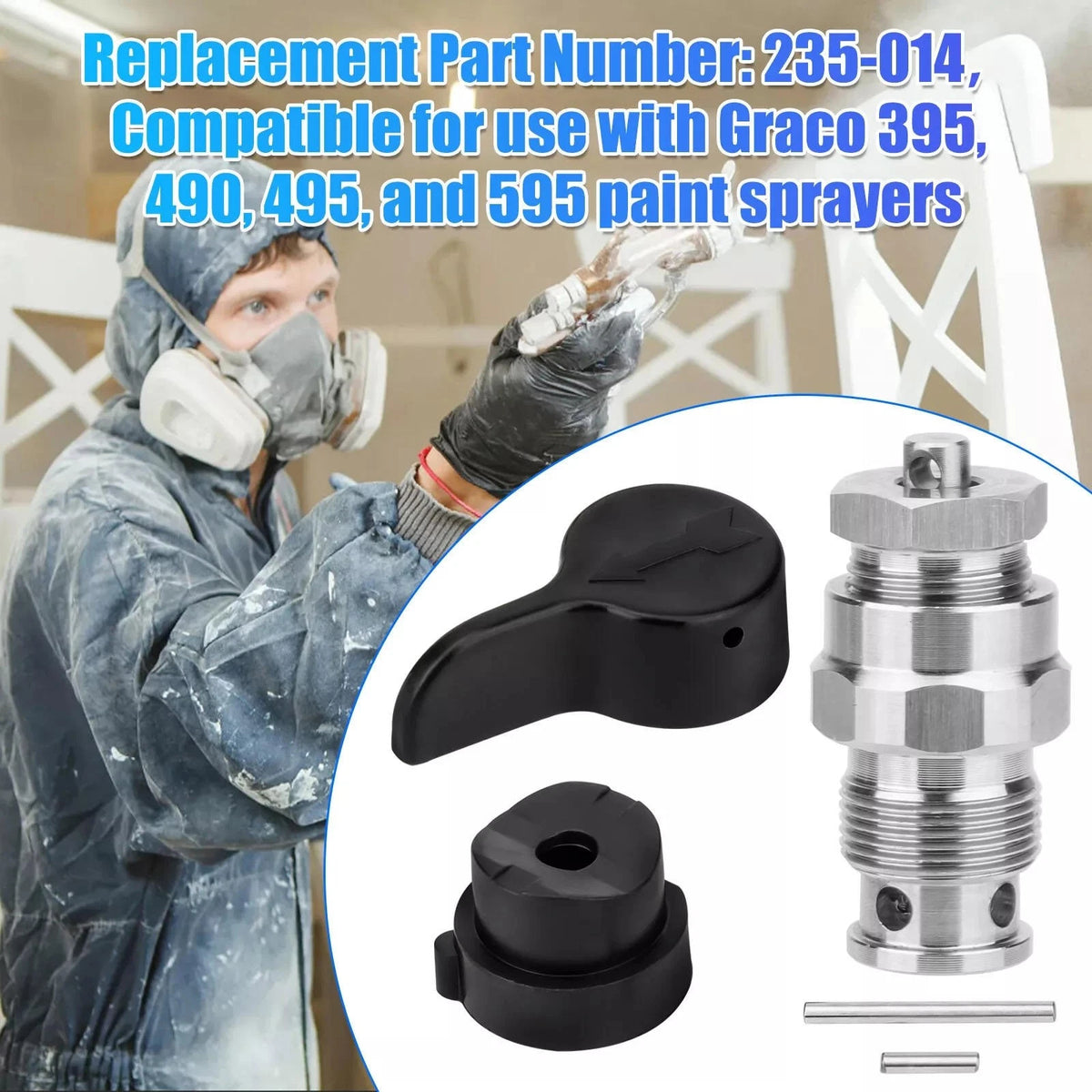 Durable Prime Spray Valve 235-014 For Graco Sprayer Ultra 390 395 490 495 595