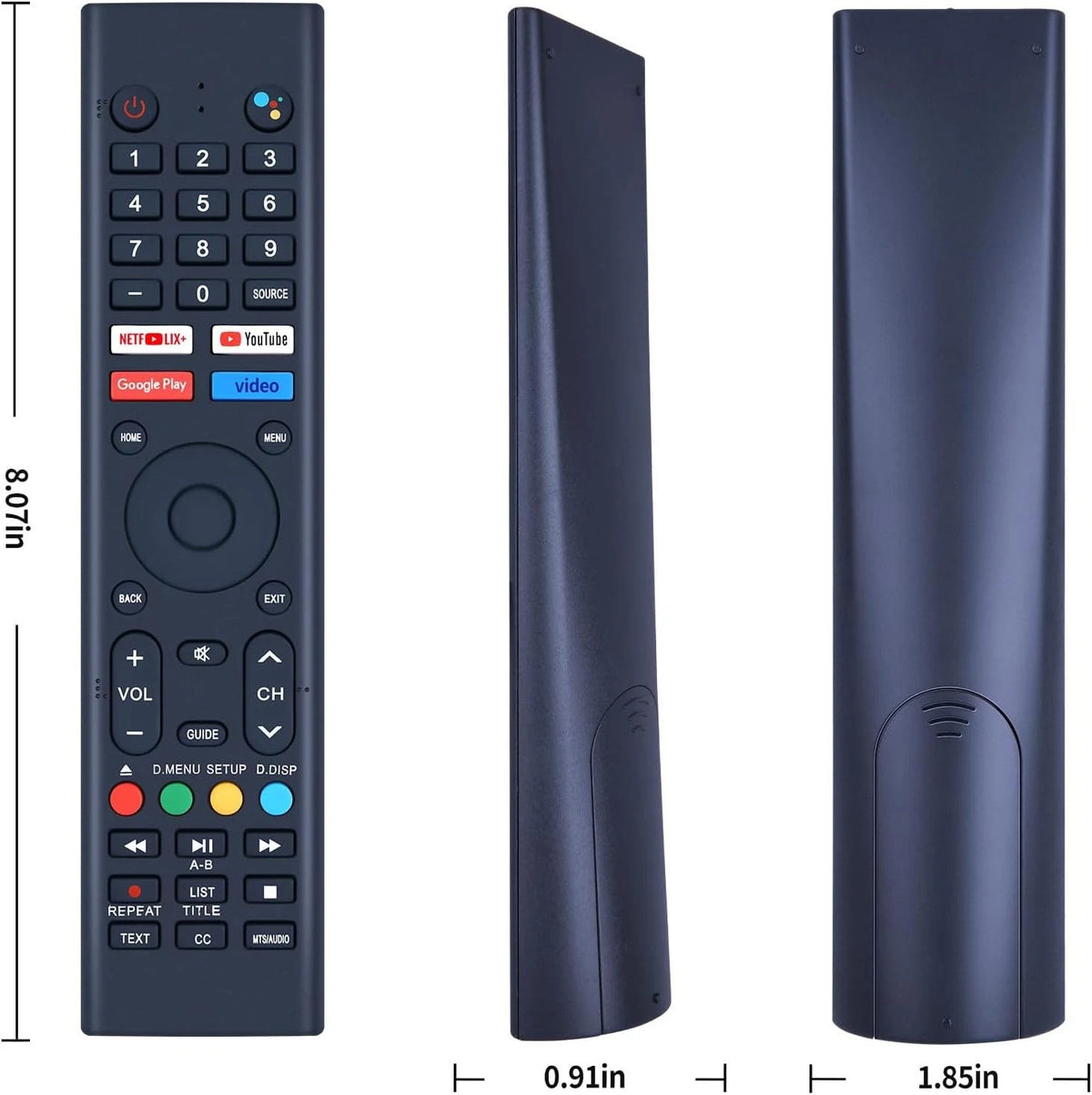 Remote Control For Sylvox Deck Pro/Pool Pro/Pool Pro QLED TV without Voice